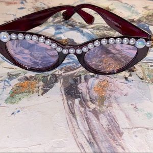 Shade Shak’s Pearl Studded Unique Sunglasses